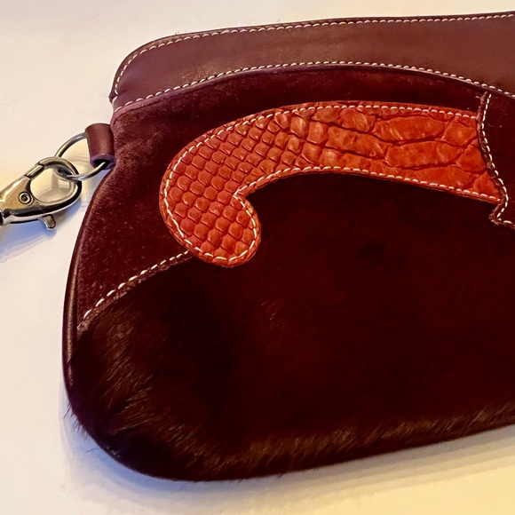 Claudia Firenze leather clutch - Picture 7 of 8